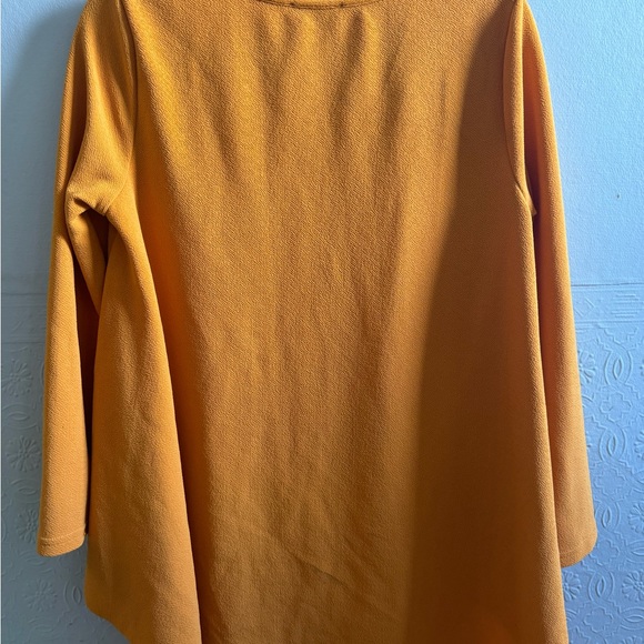 SHEIN long sleeve mustard shirt medium - Picture 2 of 3